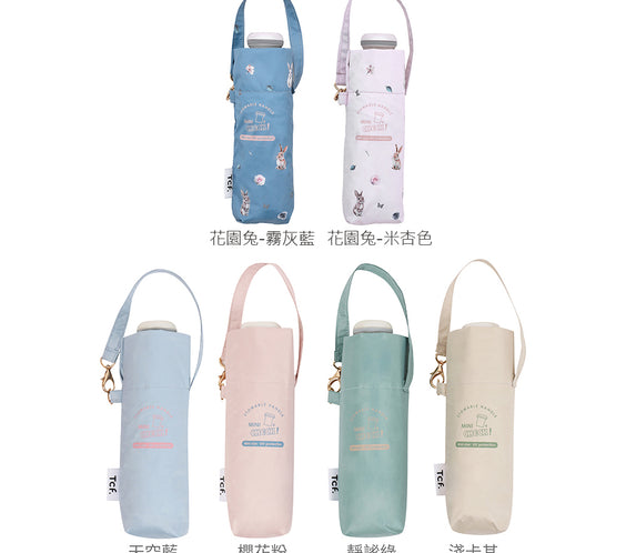 Airlight MINI CHECK｜180g 迷你五折口袋傘・隱藏式握把