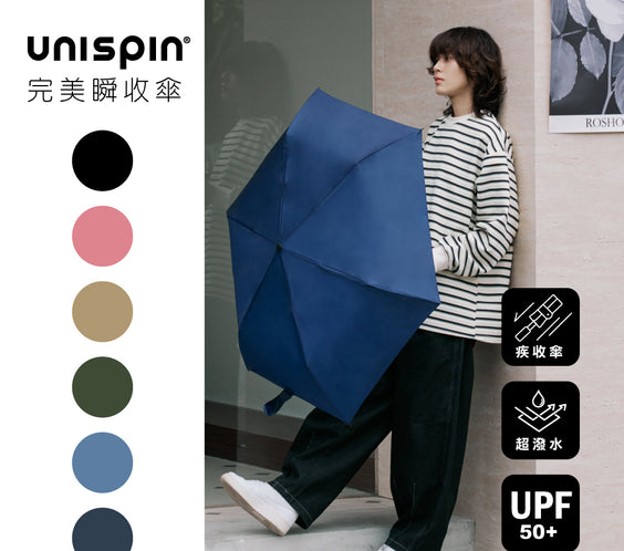 Unispin FAST FOLD．自動收傘手開折傘 270g