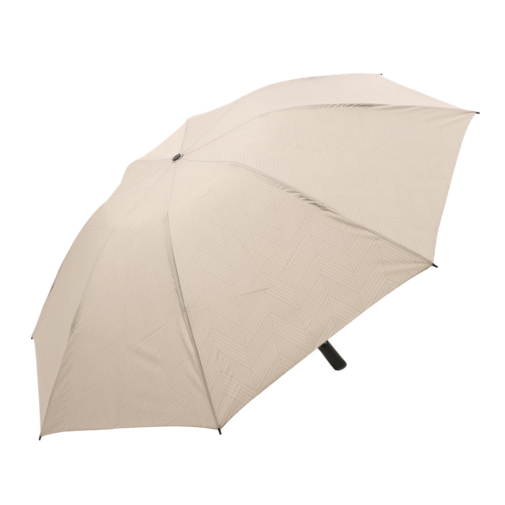 Unispin PROWIND 反向安全自動傘 霧沙卡其 傘面展開